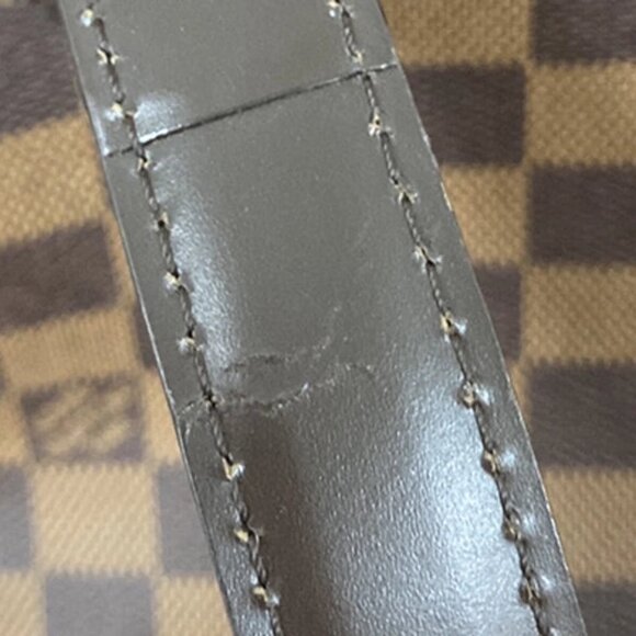 LOUIS VUITTON Verona PM Shoulder Bag Damie Ebene Leather Brown N41117 20EE998 - Picture 11 of 15